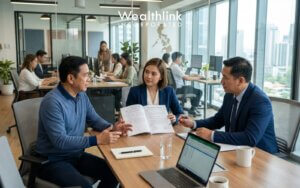 Wealthlink HR consultation with a business client